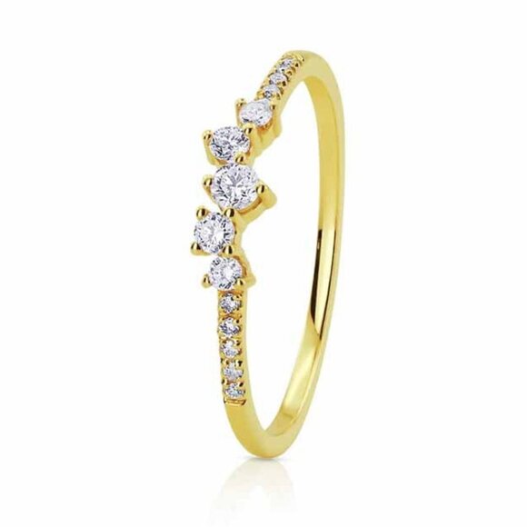 🍁 Minimalist Gold Plated Eternal Ring for Women, VIP162 - Picture 1 of 7